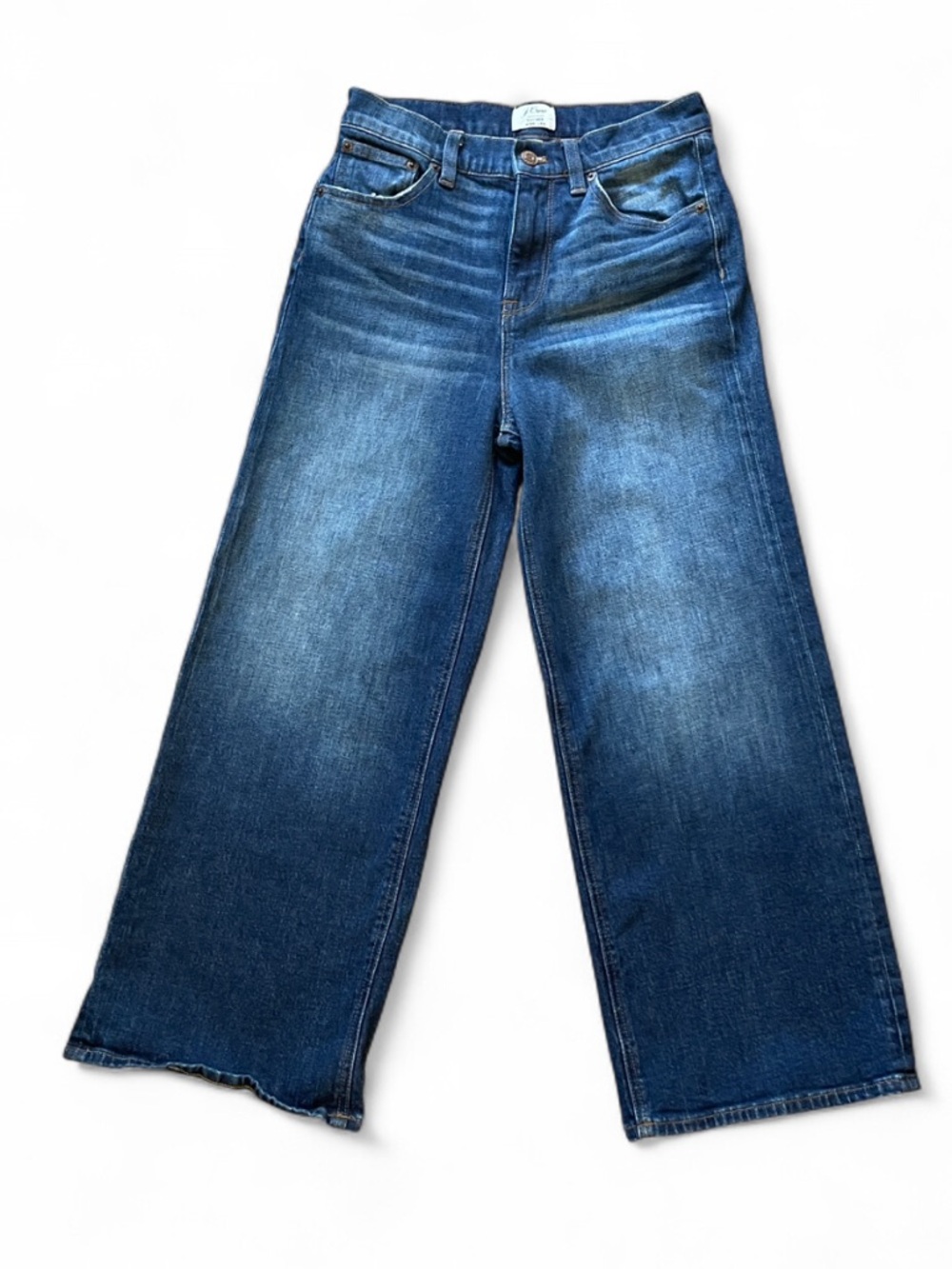 J. Crew‎ Rayner Wide Leg Cropped Jeans